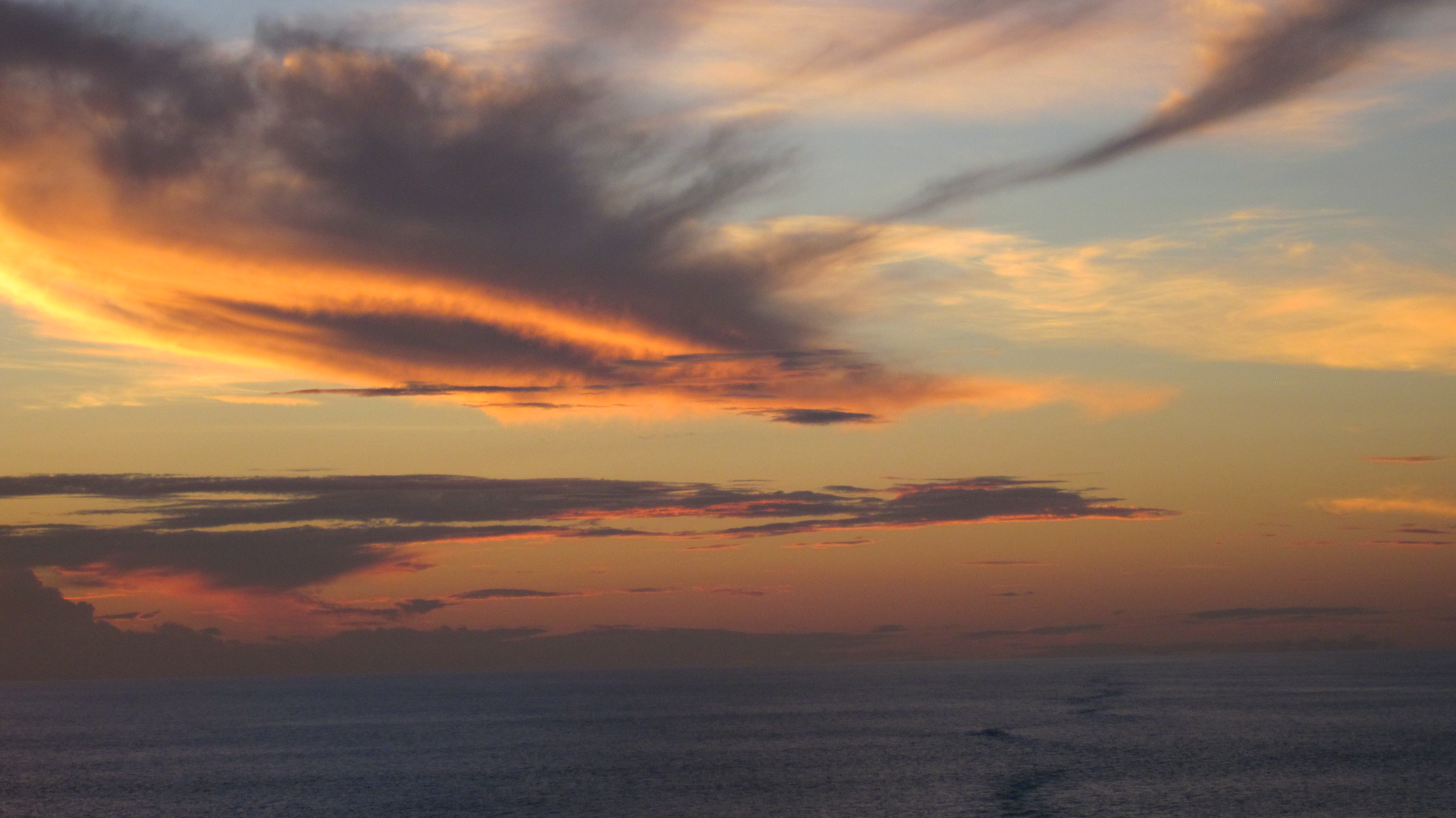 Sunrise over the Caribbean