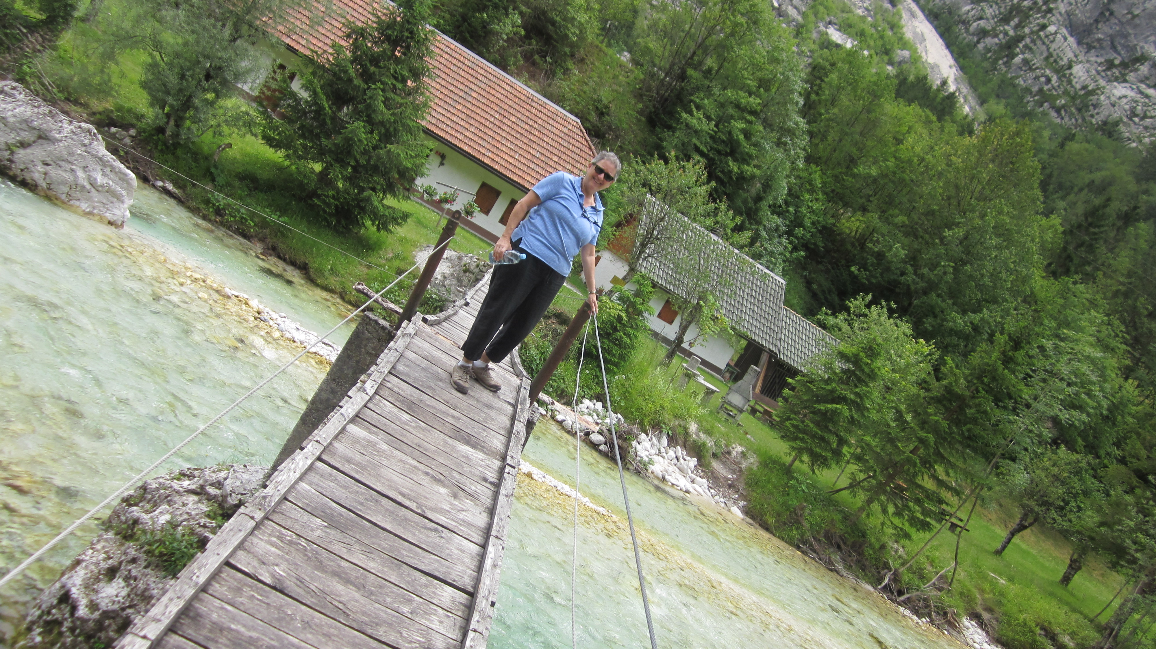 Me on the shaky bridge 